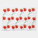 Buscar corazones rojos paños de cocina Floral