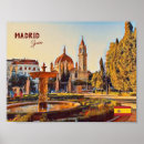 Buscar ciudad de madrid posters Vintage