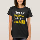 Buscar endometriosis camisetas Amarillo