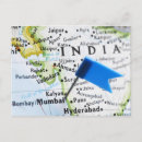 Buscar bandera de la india postales Mapa