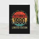 Buscar diciembre tarjetas de cumpleaños Vintage