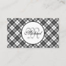 Buscar navidad blanco y negro tarjetas de visita Elegante
