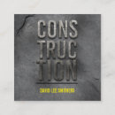 Buscar materiales construcción de tarjetas de visita Constructora