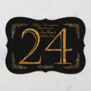 Buscar 24 invitaciones de cumpleaños Elegante