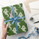 Buscar fantasmas papel de regalo Naranja