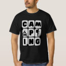 Buscar equipo de acampada camisetas Montañas