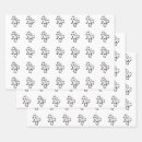 Buscar notas musicales papel de regalo Patrón