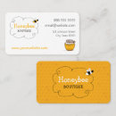 Buscar honey bee tarjetas de visita Amarillo