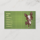 Buscar boston tarjetas de visita Cachorro