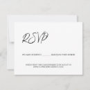 Buscar usted tarjetas rsvp Elegante