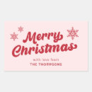 Buscar de navidad rectangulares pegatinas Moderno