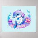 Buscar delfín azul posters Bajo el mar