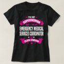 Buscar emergencias médicas camisetas Trabajo