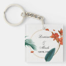 Buscar boda floral llaveros Tropical