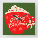 Buscar feliz navidad relojes de pared Rojo