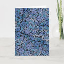 Buscar naturaleza abstracta tarjetas Azul