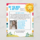 Buscar para niños flyers Niñera