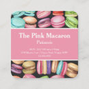 Buscar panadería francesa tarjetas de visita Macarons