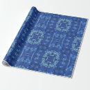 Buscar jeroglíficos papel de regalo Azul
