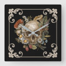 Buscar black skull relojes de pared Gótico