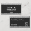 Buscar editor vídeo de tarjetas de visita Cámara