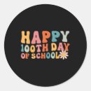 Buscar 100 días de escuela pegatinas Educación