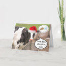 Buscar vacas divertidas tarjetas Navidades