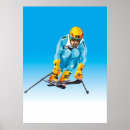 Buscar esquiador posters Ilustracion