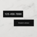 Buscar teléfonos tarjetas de visita General y unisex