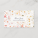 Buscar femeninas tarjetas de visita Boho