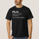 Buscar ph d camisetas Médica