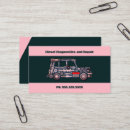 Buscar diesel tarjetas de visita Mecánico de automóviles