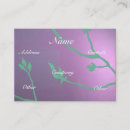 Buscar lavanda tarjetas de visita Diseño