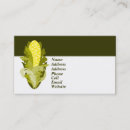 Buscar maíz tarjetas de visita Chef