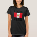 Buscar te amo perú camisetas Corazón