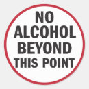 Buscar alcohol pegatinas Advertencia
