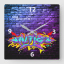 Buscar hip relojes de pared Graffiti