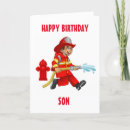 Buscar bombero tarjetas para él