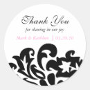 Buscar wedding thank you pegatinas Floral