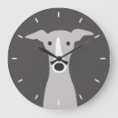Buscar cerdo lindo relojes de pared Galgo italiano