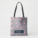 Buscar rayas rosadas bolsos Negro