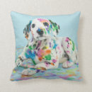 Buscar perro dálmata cojines Azul