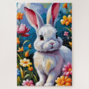 Buscar conejos blancos puzzles General y unisex
