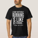 Buscar corredor divertido camisetas Correr