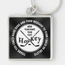 Buscar hockey sobre hielo llaveros Negro