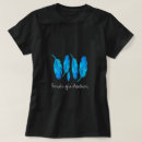 Buscar plumas camisetas Acuarela