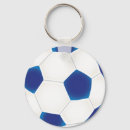 Buscar balones de fútbol llaveros Azul