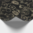 Buscar parís papel de regalo Oro