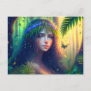 Buscar ninfa del bosque postales Fantasía