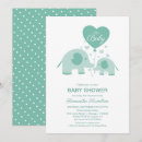 Buscar verde menta invitaciones Futura madre